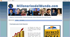 Desktop Screenshot of millonariosdelmundo.com